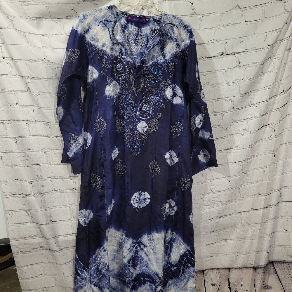 Mavroleon Swim Cover Up Maxi dress size large Beach